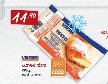 Těsto listové mražené Dle Gusta