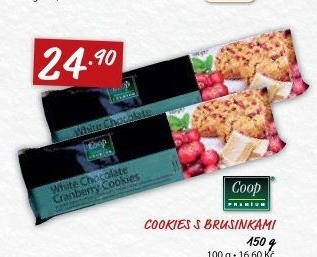 Sušenky Cookies Coop Premium