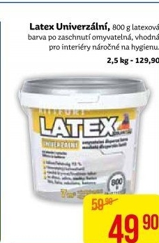 Univerzální latexová barva Kittfort