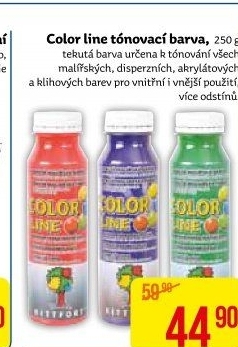 Malířská tónovací barva Color Line Kittfort