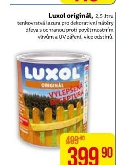 Lazura na dřevo Luxol