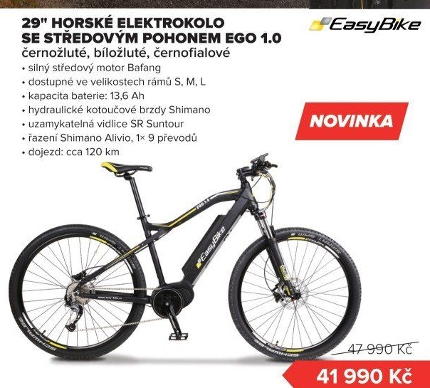 Horské elektrokolo EasyBike Ego