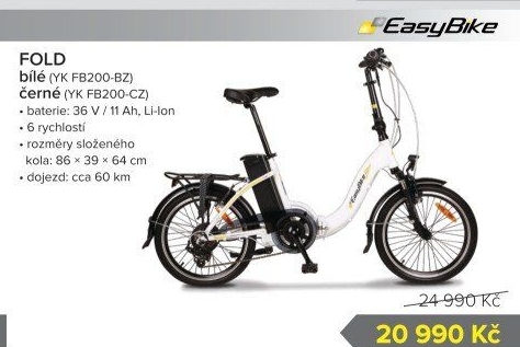 Elektrokolo EasyBike Fold