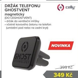 Magnetický držák telefonu Celly