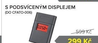 Digitální alkohol tester Carface