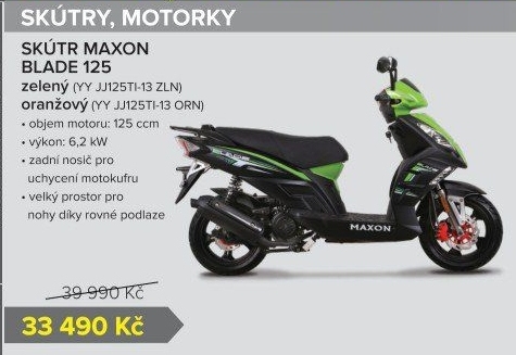 Skútr Maxon Blade 125