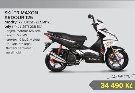 Skútr Maxon Ardour 125