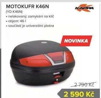 Kufr na motocykl Kappa