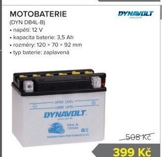 Motocyklová baterie Dynavolt