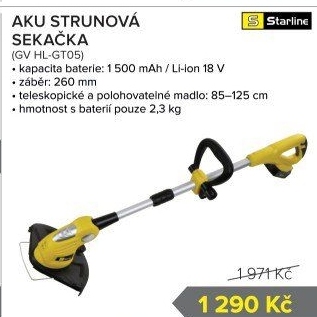 Aku sekačka strunová Starline