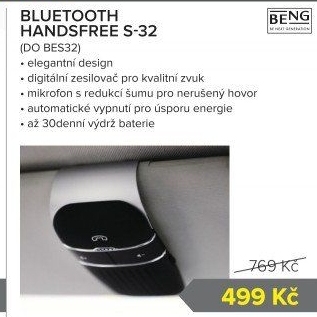 Bluetooth handsfree Beng S-32