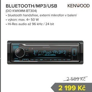 Autorádio Kenwood KMM - BT304