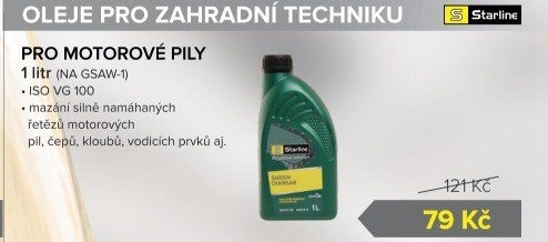 Olej Garden Chainsaw Starline