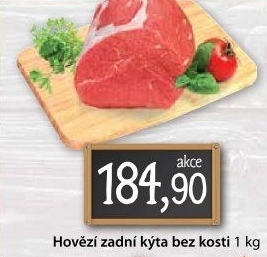 Hovězí kýta zadní bez kosti