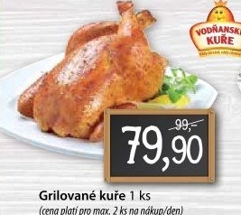 Kuře grilované Vodňanské kuře