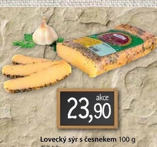 Sýr lovecký s česnekem