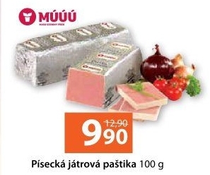 Paštika játrová písecká Maso uzeniny Písek