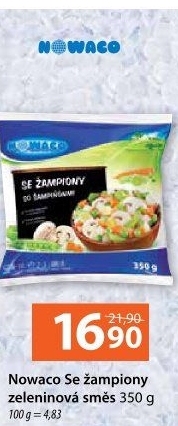 Zeleninová směs se žampiony mražená Nowaco