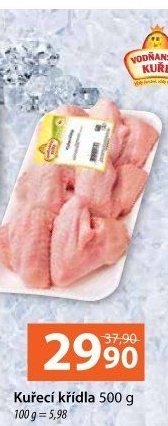 Křídla kuřecí mražená Vodňanské kuře