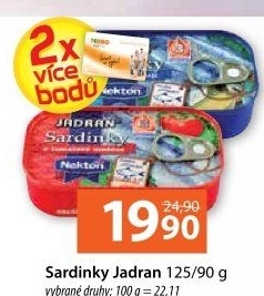 Sardinky Jadran Nekton