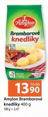 Bramborové knedlíky v prášku Amylon