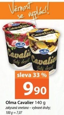 Dezert zlatý Cavalier Olma