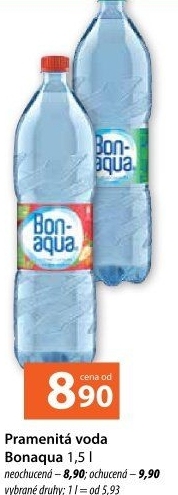 Přírodní voda Bonaqua