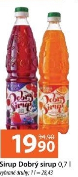 Sirup Dobrá voda