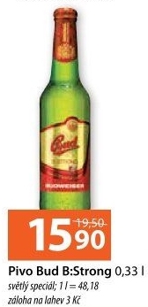 Pivo speciální Bud B: Strong Budweiser Budvar