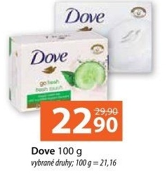 Tuhé mýdlo krémovéDove