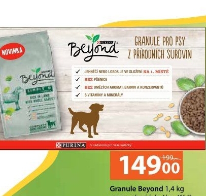 Granule pro psy Beyond Purina