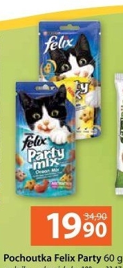 Pamlsky pro kočky Party mix Felix Purina