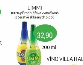 Šťáva citronová Limmi