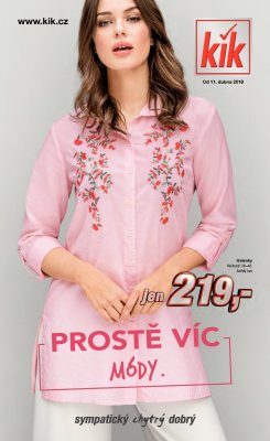 akční leták Kik textil 11.4.2018-17.4.2018