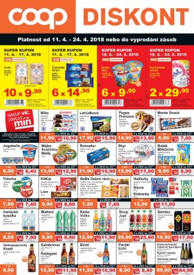 akční leták COOP 11.4.2018-24.4.2018
