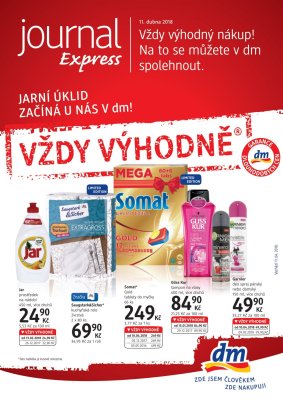 akční leták dm drogerie 11.4.2018-8.5.2018