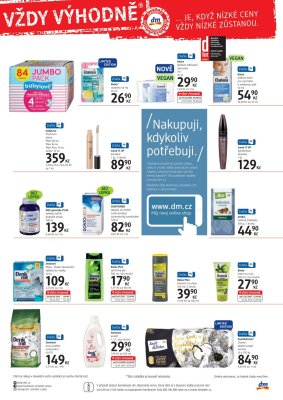akční leták dm drogerie 11.4.2018-8.5.2018