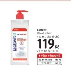 Tělové mléko Lactovit