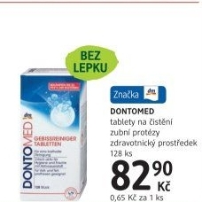 Tablety na zubní protézy DontoMed