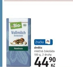 Čokoláda dm Bio
