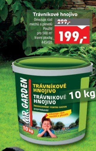 Hnojivo trávníkové Mr. Garden Agro