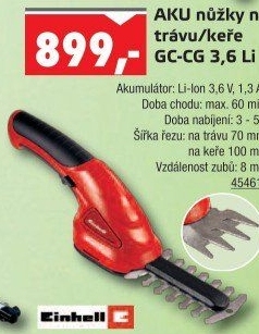 Aku nůžky na trávu a keře Einhell GC-CG