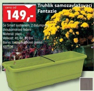 Samozavlažovací truhlík