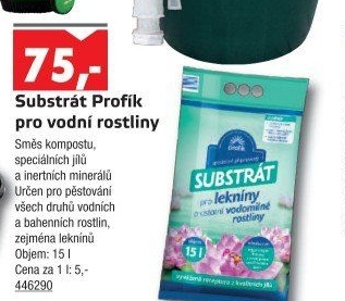 Substrát pro vodní rostliny Profík Forestina