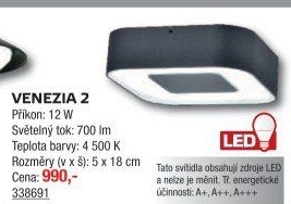 Venkovní svítidlo Venezia Top Light