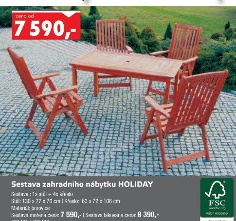 Zahradní set Holiday