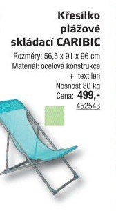 Plážové křeslo