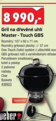 Gril Weber Master - Touch GBS