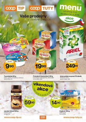 akční leták COOP 11.4.2018-24.4.2018
