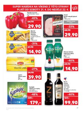 akční leták Kaufland 19.4.2018-25.4.2018